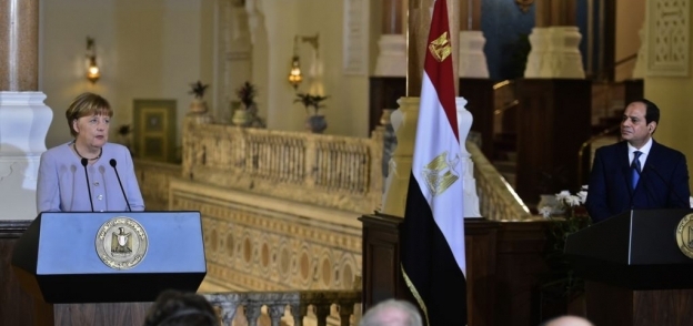 الرئيس عبد الفتاح السيسي والمستشارة الألمانية أنجيلا ميركل