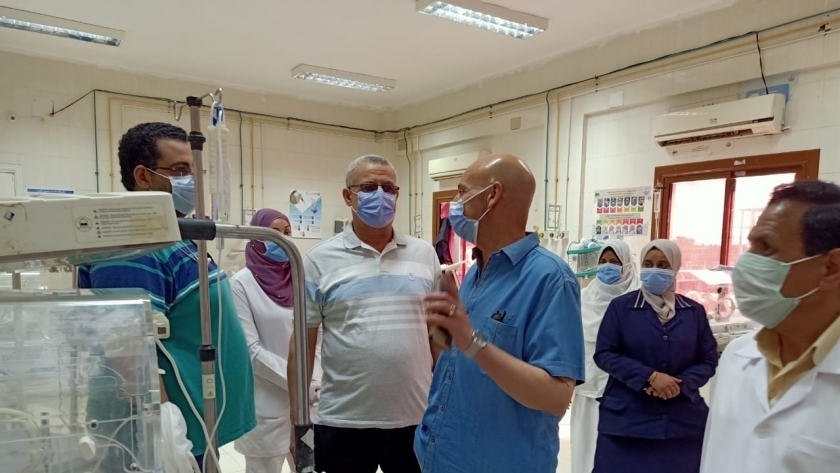 مرور مفاجئ لوكيل وزارة الصحة بالشرقية علي مستشفي الحسينية