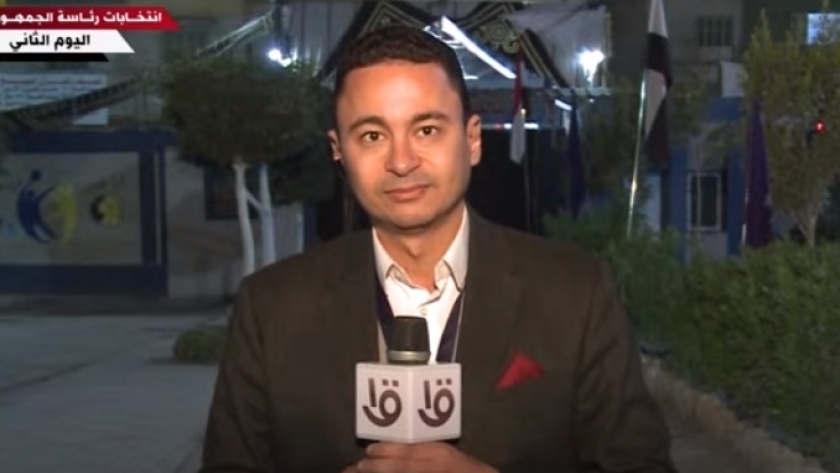 أحمد الحسيني مراسل القناة الأولى المصرية
