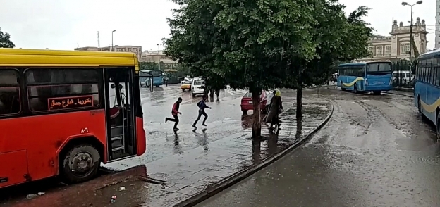 غرق شوارع منطقة محطة مصر
