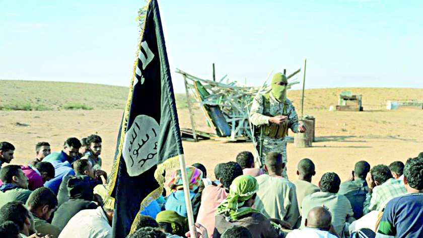 أحد معسكرات تنظيم "داعش" فى ليبيا
