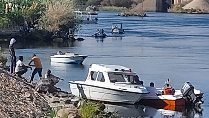 غرق 3 موظفين في نهر النيل بأسوان