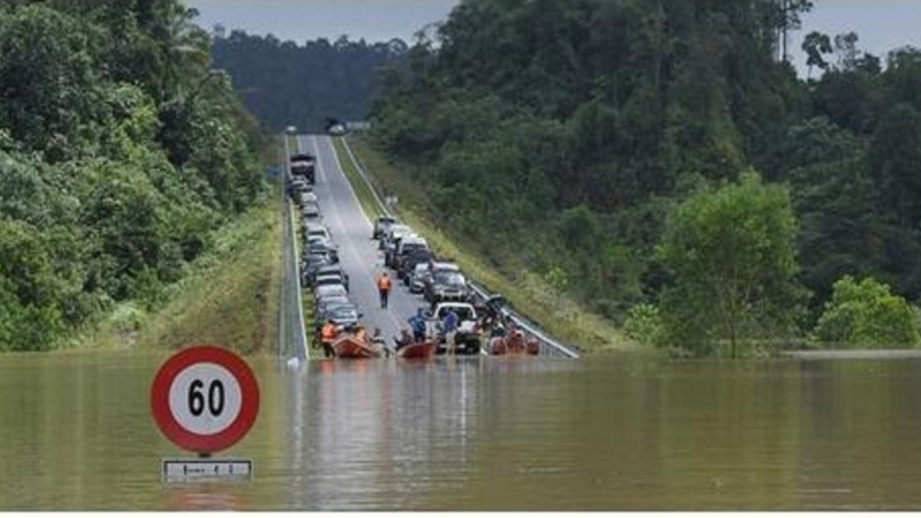 فيضانات جراء الأمطار الغزيرة في ماليزيا