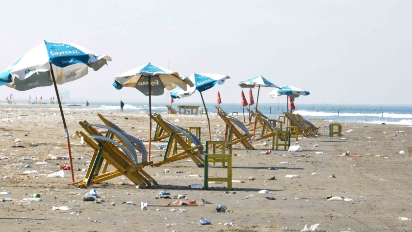 شواطئ الدقهلية تعانى نقص المصطافين هذا العام بسبب «كورونا»