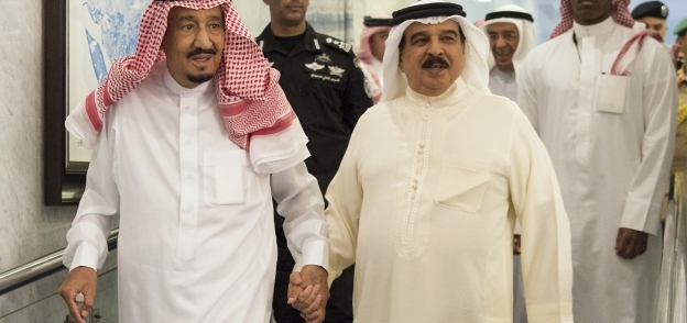 ملك البحرين والملك سلمان