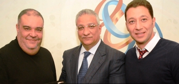 أحمد زكى بدر مع طارق ابو السعود وأحمد خيرى