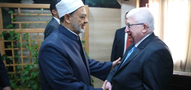 شيخ الازهر يلتقى الرئيس العراقى