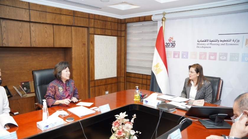 وزيرة التخطيط تبحث مع مسؤولة البنك الدولي استضافة مصر لمؤتمر «COP27»