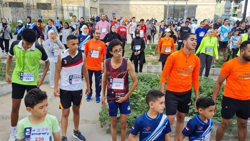 ممارسة رياضة الجري علي شواطئ إسكندرية