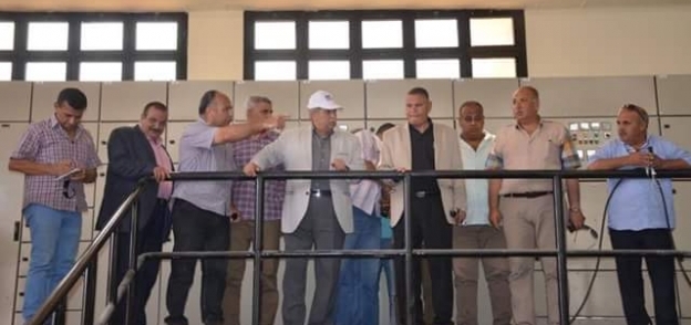 محافظ  الإسماعيلية يتفقد مشروع محطة مياه الشرب العملاقة بمدينة المستقبل .