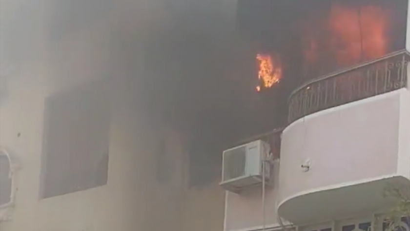 حريق في شقة سكنية بالغردقة