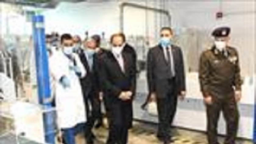 الرئيس السيسى خلال افتتاح مجمع الإصدارات المؤمَّنة والذكية