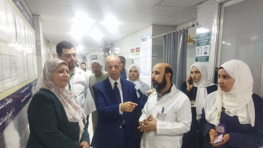 مديرة المستشفيات النموذجية بوزارة الصحة تتفقد مستشفى أبوكبير    