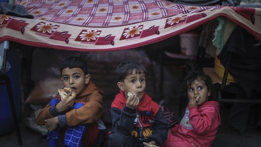 أطفال غزة في الحرب