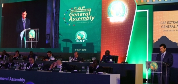 وزير الشباب والرياضة يلقي كلمته أمام الاتحاد الإفريقي