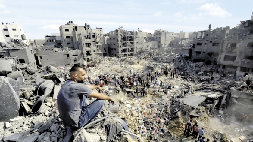 قتل وحرق وتدمير فى غزة