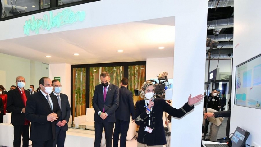 الرئيس عبدالفتاح السيسى خلال افتتاح «إيجبس 2022» «صورة أرشيفية»