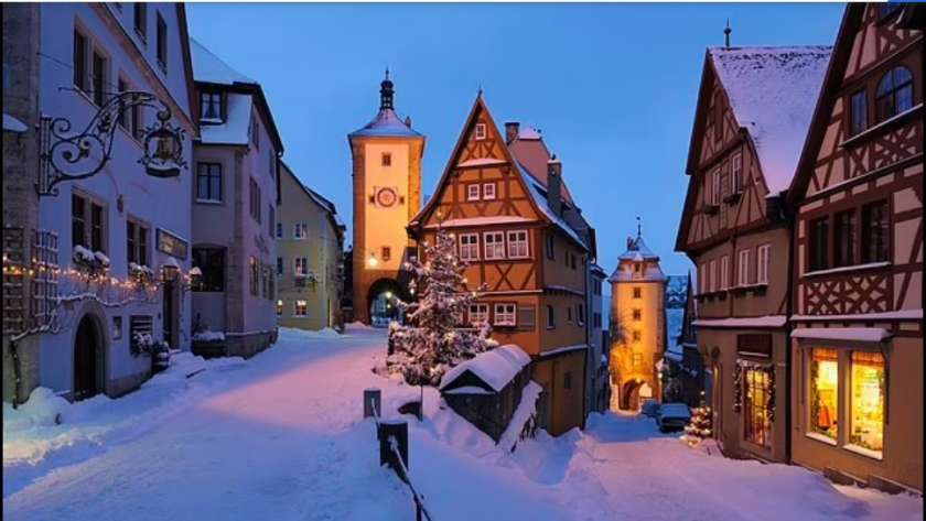 «روتنبورج» في ألمانيا مدينة عيد الميلاد المثالية