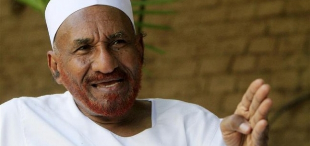 زعيم حزب"الأمة القومي" السوداني-الصادق المهدي-صورة أرشيفية