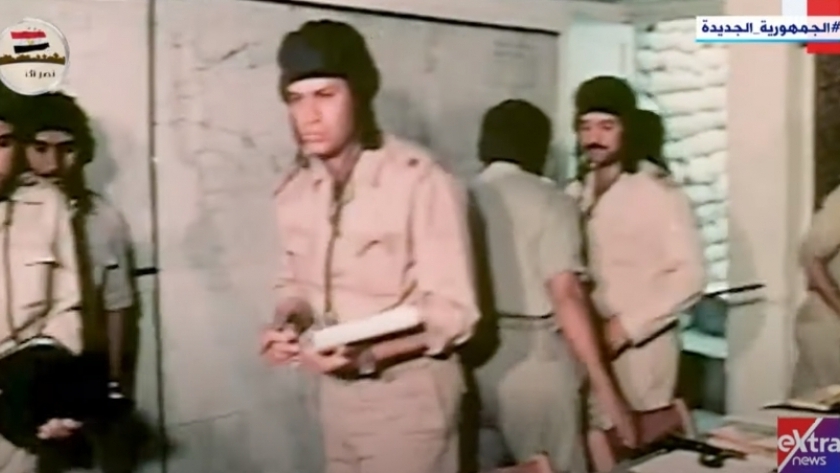 صورة من الفيلم الوثائقي وثائق النصر .. أكتوبر 73 أسرار وحكايات وعبور للمستقبل