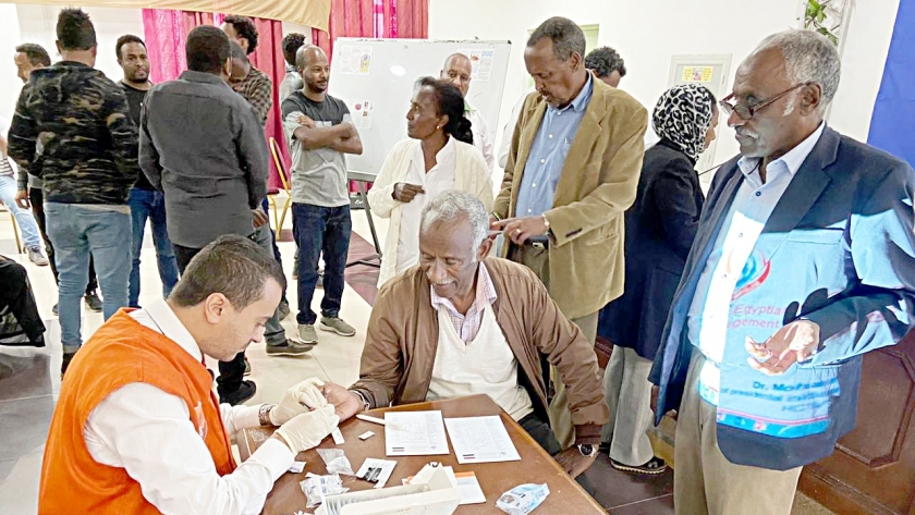 مسح الكوادر الطبية في أريتريا