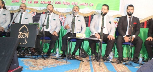 فرقة "أبو شعر" السورية تحيي احتفالية المولد النبوي في بني سويف