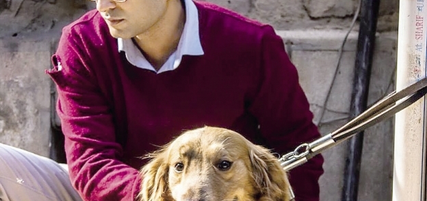 الكلب دونجل مع عمرو سعد