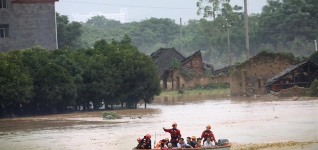 أمطار وفيضانات الصين