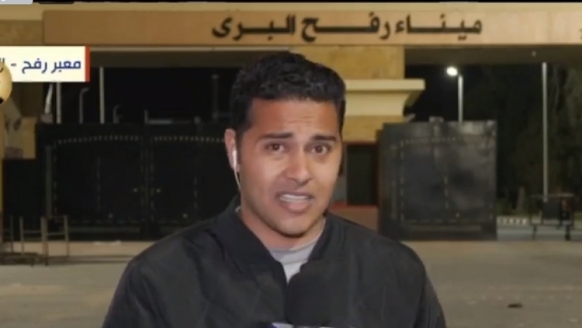 أيمن عماد، مراسل القاهرة الإخبارية من معبر رفح