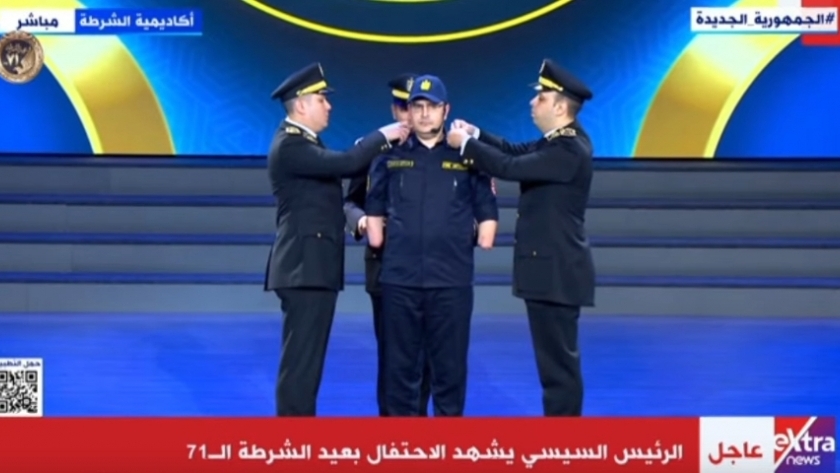 ترقية الضابط طارق عبدالوهاب