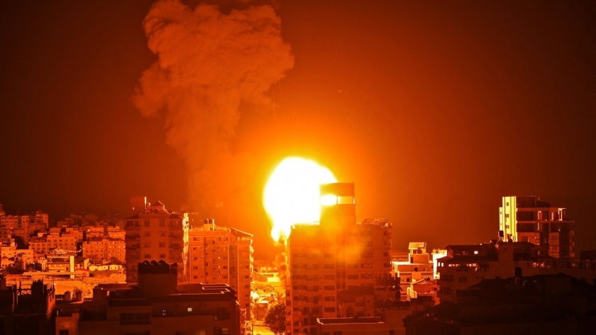 غارة إسرائيلية على قطاع غزة .. صورة أرشيفية