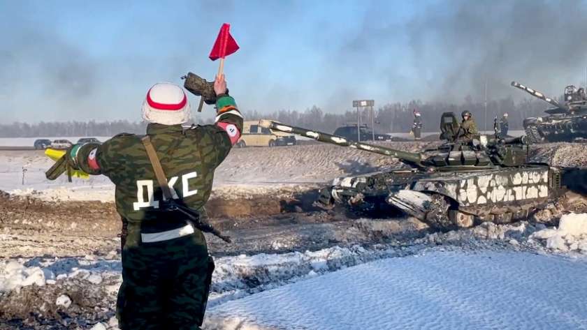 قوات روسية قرب أوكرانيا