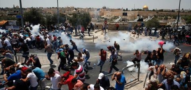 المواجهات بين قوات الاحتلال والفلسطينيين- اليوم