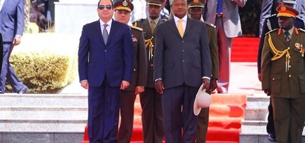 الرئيس السيسي ونظيره الأوغندي- أرشيفية