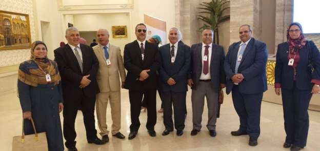 جانب من قيادات محافظة بني سويف المشاركون بمؤتمر التميز الإداري