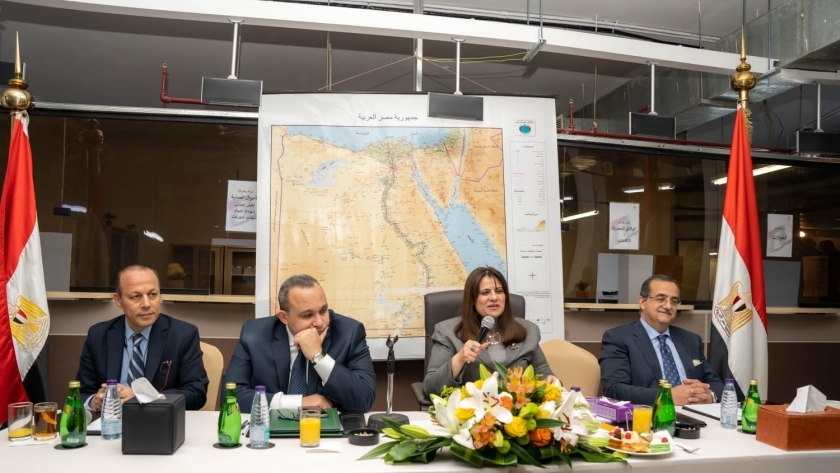 وزيرة الهجرة تعقد لقاء مفتوحا مع رموز الجالية المصرية بالرياض والمنطقة الشرقية