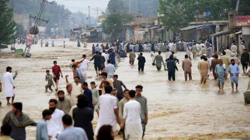 الفيضانات في باكستان صورة تعبيرية