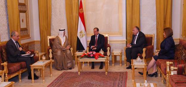 الرئيس عبد الفتاح السيسي يلتقى رئيس مجلس النواب البحرينى
