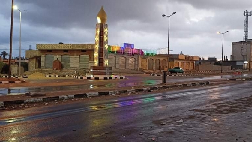 أمطار بشمال سيناء