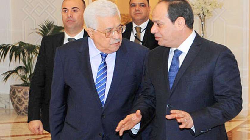 الرئيس السيسي والرئيس الفلسطيني محمود عباس