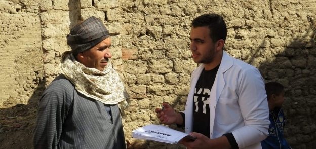 حملة توعية للجمعية العلمية لطلاب طب أزهر أسيوط بقرية ديكران
