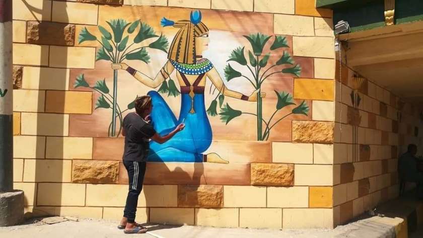 رسام المنوفية عبدالعزيز تعلب