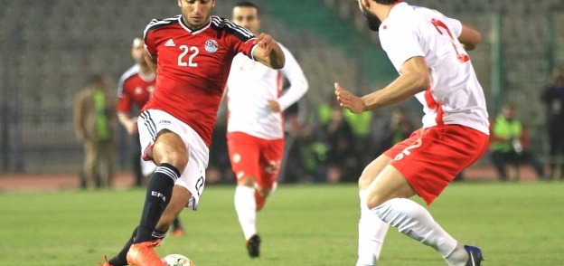 منتخب مصر لكرة القدم خلال احدى المباريات التى لعبها مؤخرا "صورة أرشيفية"