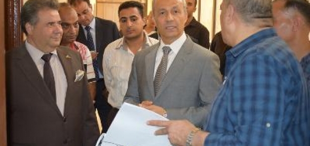 مدير امن القليوبية مع رئيس جامعة بنها