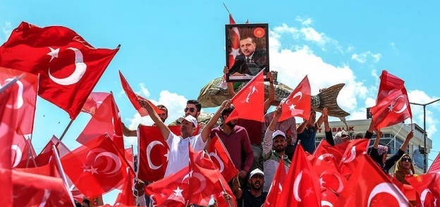 جانب من تظاهرات تركيا