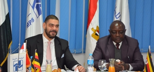 حسام فريد حسانين مع وزير الزراعة الاوغندى