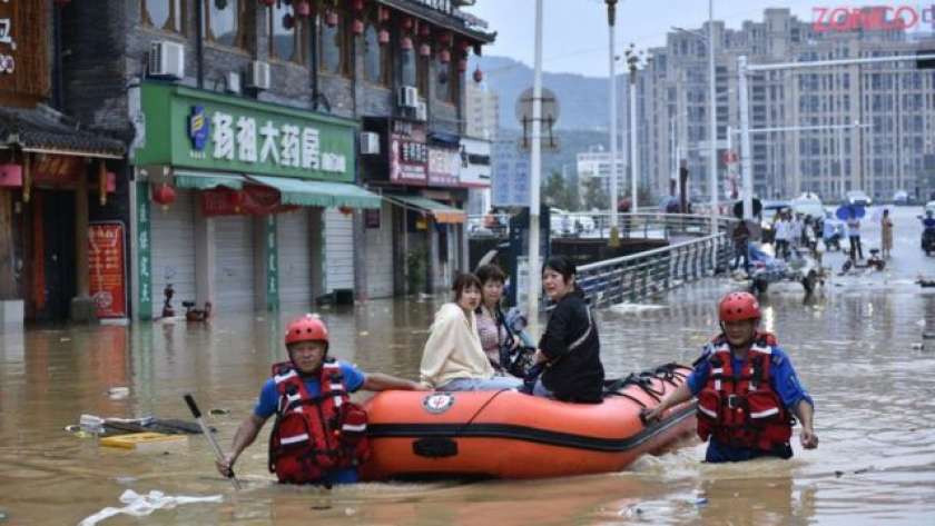 فيضانات الصين-صورة أرشيفية