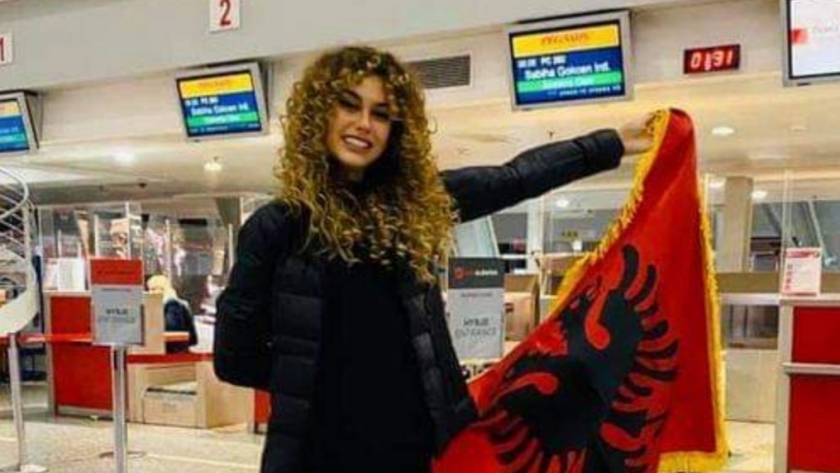 ملكة جمال ألبانيا تشارك في مسابقة ميس إيكو بالغردقة