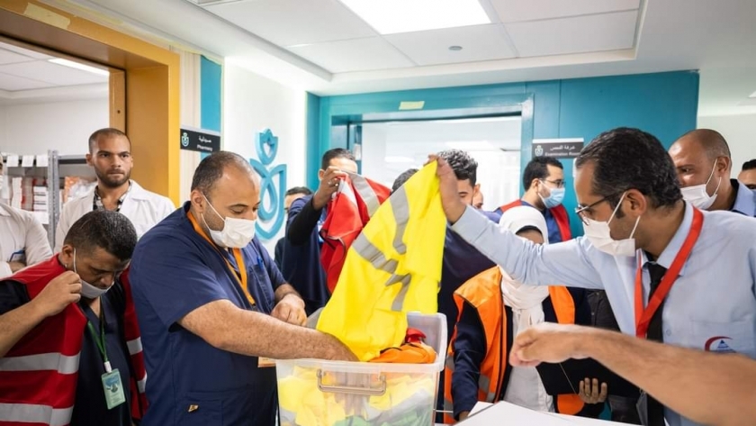 جانب من استعدادات مستشفى شرم الشيخ لمؤتمر المناخ