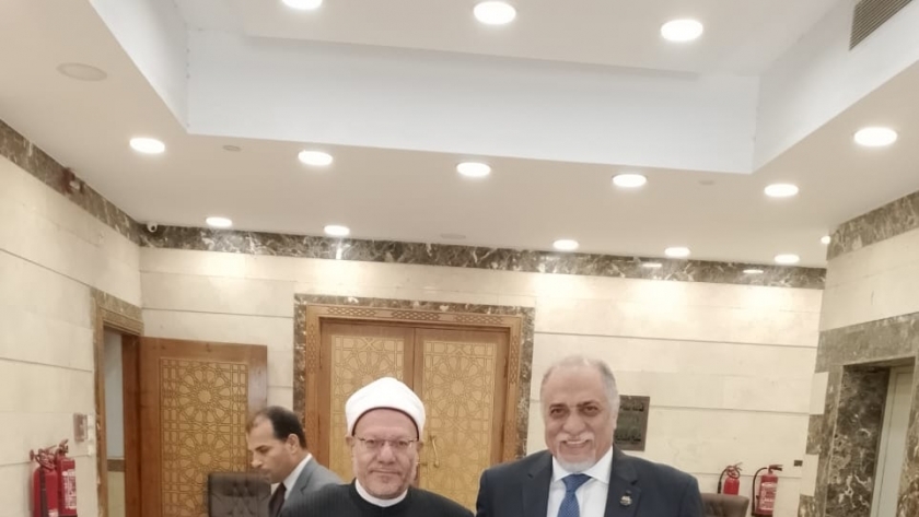 رئيس الأعلى للطرق الصوفية يستقبل مفتي الديار المصرية
